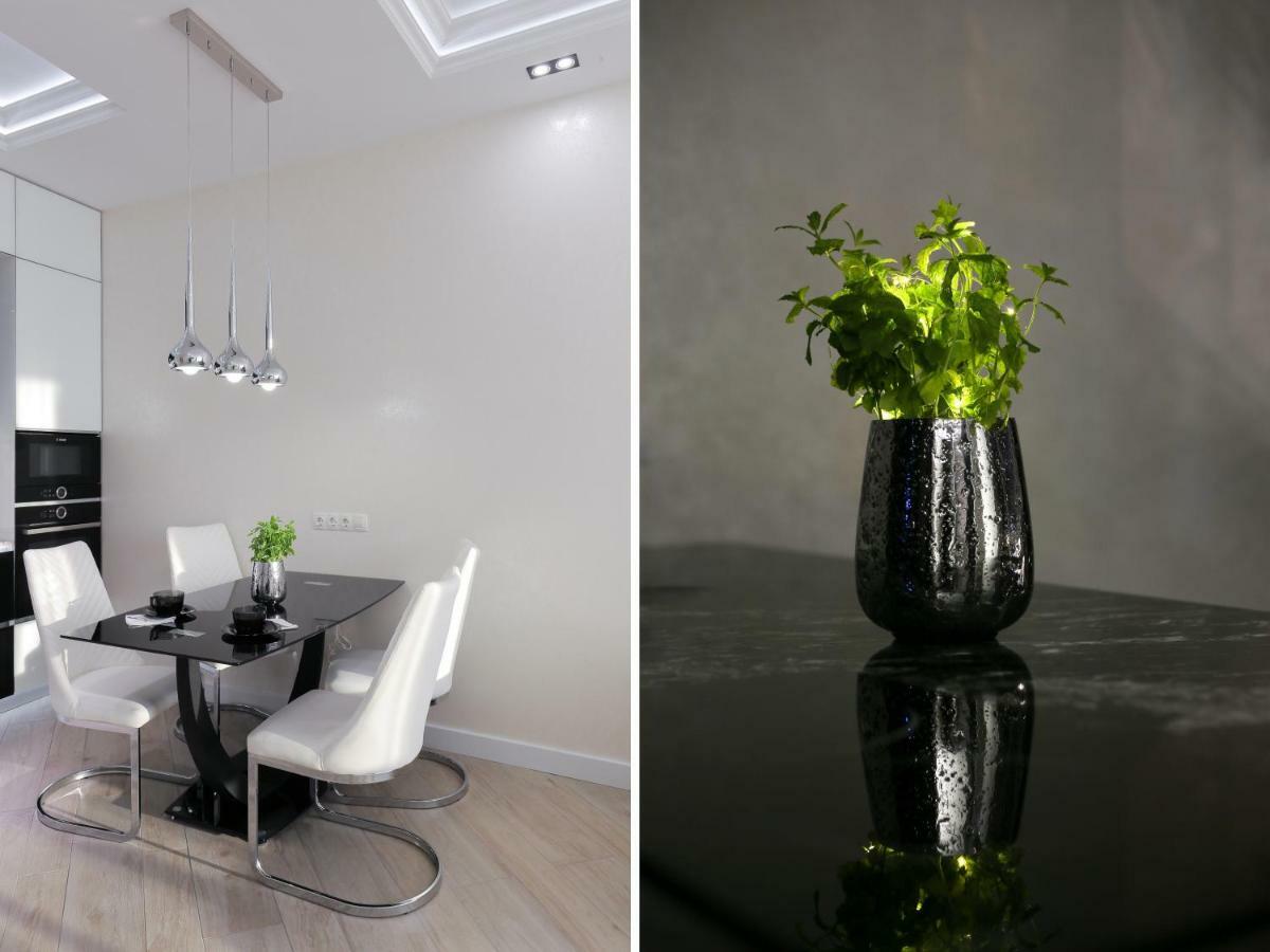 Black&White Apartment In Smart Plaza Kyiv Exterior photo